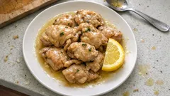 レンジだけで5分、しっとり鶏レモンコンソメ—後味さっぱりの時短おかず