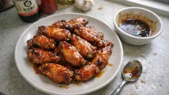 ポリ袋で下味→トースターで焼くだけ。手羽中のやみつき甘辛チキン