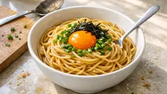 めんつゆ×卵黄で即完成：TKP（たまごかけパスタ）をなめらかに作るコツ