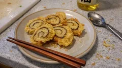 余った伊達巻がサクッとおつまみに:薄衣で作る伊達巻の天ぷら