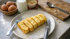 ポタージュの粉でひと味変わる、ふんわり玉子焼きの簡単レシピ