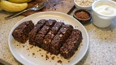 完熟バナナでしっとり：小麦粉なし・砂糖控えめのオートミールバナナブレッド