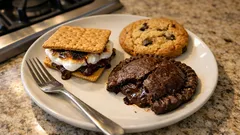 レンジ20秒で“できたて風”おやつに:スモア風クラッカー&カントリーマアム・チョコパイの温め方