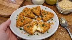 揚げずにサクとろ。6Pチーズのオーブンフライはトースターで約10分