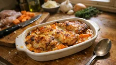 レンジで下ごしらえ、トースターで香ばしく。鶏とさつまいものミルクグラタン