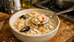 シーフードヌードルにシュークリーム？ひと口でハマる、まろやかチャウダー風アレンジ