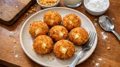 じゃがりこで揚げないコロッケ風—トースター10分で外カリッ、中ホクホク