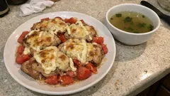 レンジ→トースターで簡単！鶏トママヨチーズ焼き、煮汁はスープに