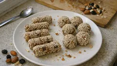 砂糖なしで満足、サントリーニのひと口菓子「コパニア」—レーズンとごまの香ばしさ