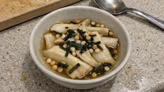 レンチン5分で完成。エリンギ×お茶づけ海苔の旨みおかず