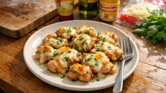 火を使わない主菜：レンジで作るチーズチキン（鶏もも×とろけるチーズ）