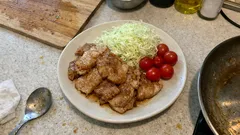 カンタン酢だけで味が決まる、照りツヤ豚のしょうが焼き|フライパンで手早く